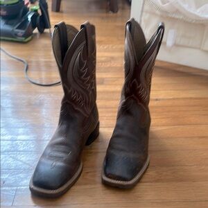 Ariat 4LR Classic Brown Leather Cowboy Boots